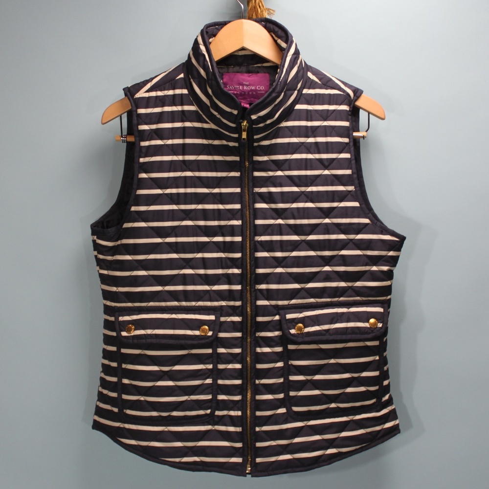 Saville Row Co Puffer Quilted Vest